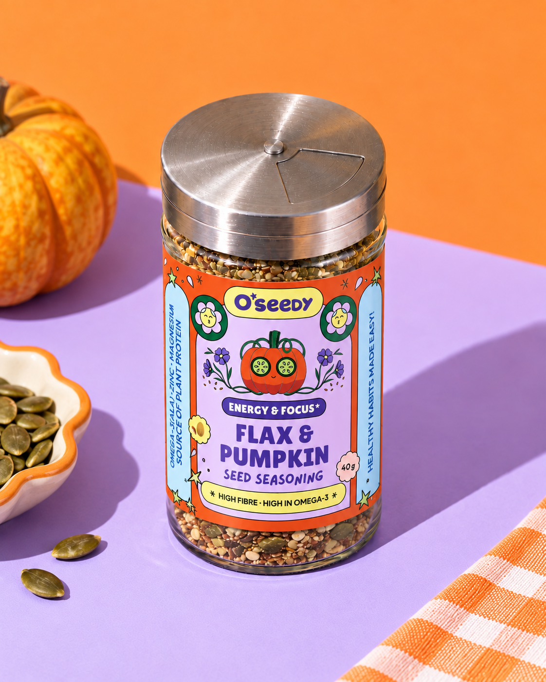 Flax & Pumpkin Seed Seasoning