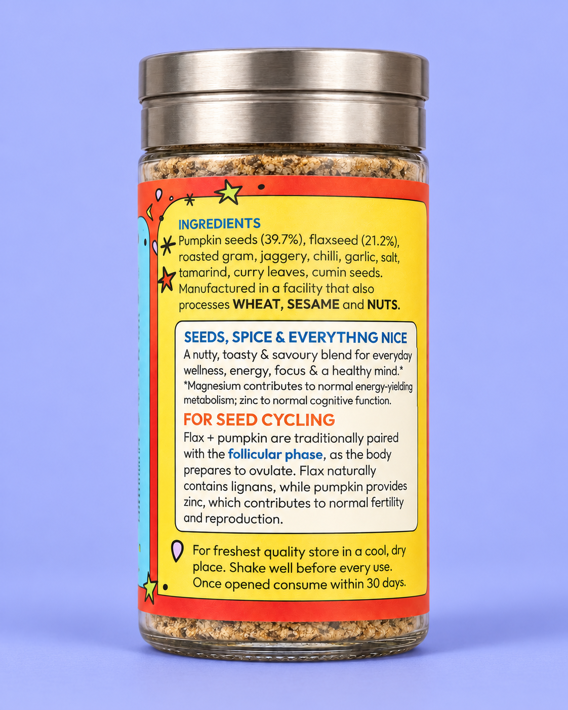 Flax & Pumpkin Seed Seasoning