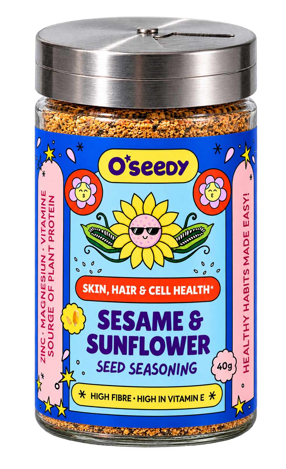 Sesame & Sunflower O’SEEDY jar