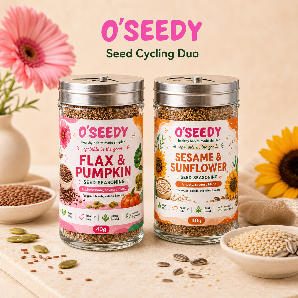 Seed Cycling Duo branding graphic